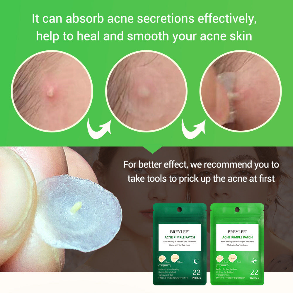 Tea Tree Acne Patch Fades Acne Marks and Ultra-Thin