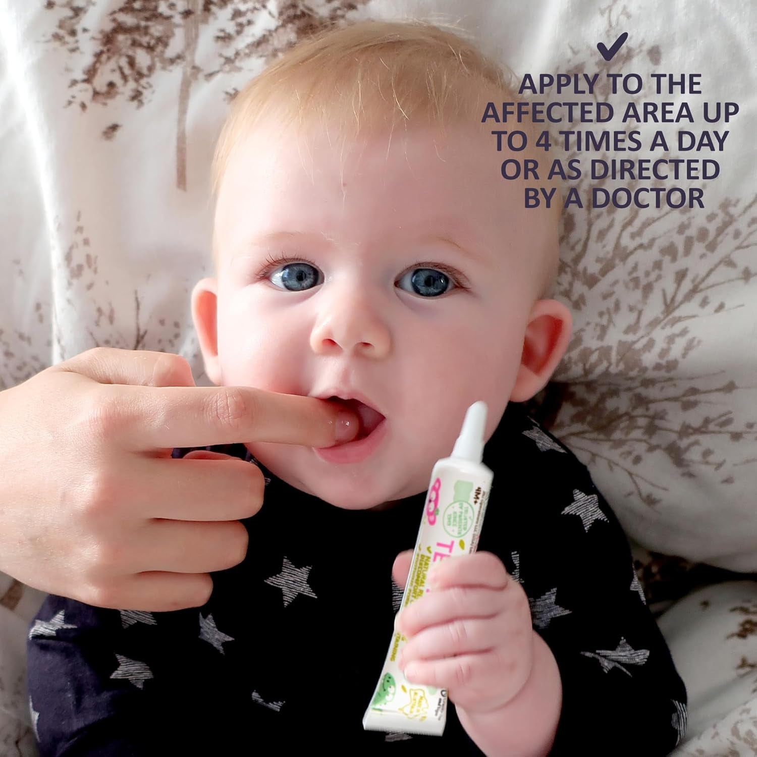 Baby Gum and Tooth Gel - Natural Teething Relief Gel for Babies, Gentle Formula with Chamomile and Calendula, No Added Sugars or Colors, Suitable for 4 Months and up - 15 G