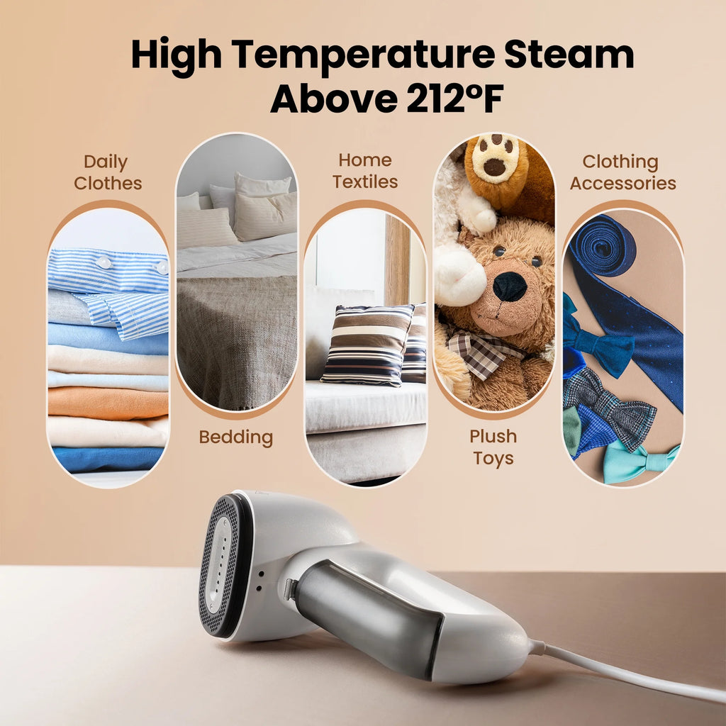Magic 1 Portable Hand Held Ironing Wrinkle Fabric Steamer, 2300Pa Suction Vacuum Steamer&Iron,Ready-To-Wear Clothes Steamer for Travel