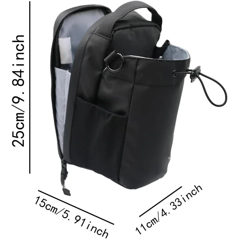 Spot Fitness Magnetic Water Bottle Bag Gym Portable Slanted Water Cup Bag Strong Magnetic Sports Water Bottle Hanging Bag