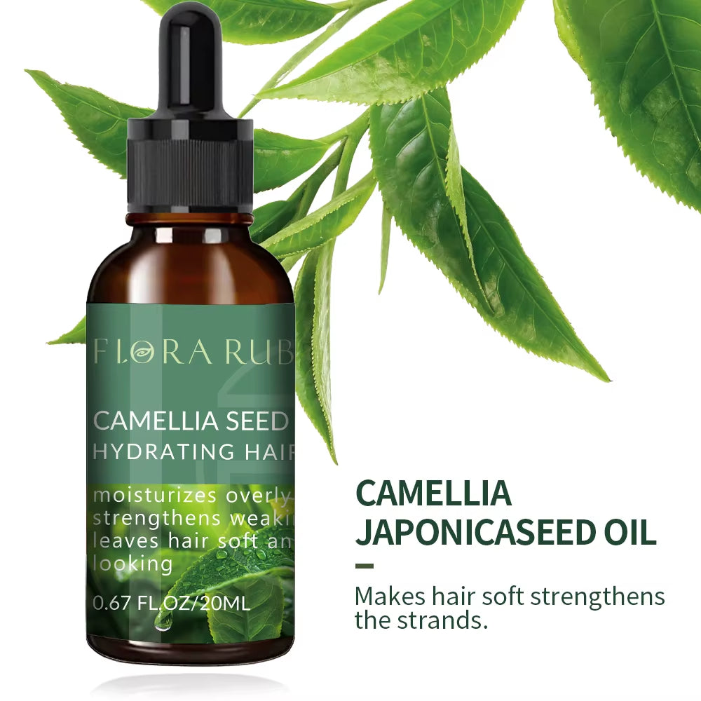 20Ml Essential Oils Rosemary Oil for Hair Growth 100% Pure Essential Oil Plant Therapy Ginger Oil Scalp Care Oil Rose Camellia