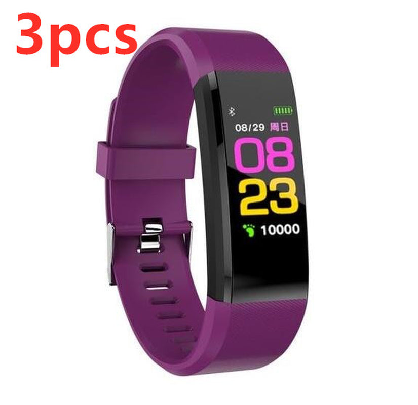 Smart Bracelet with Bluetooth Wristband Heart Rate Monitor Watch Activity Fitness Tracker