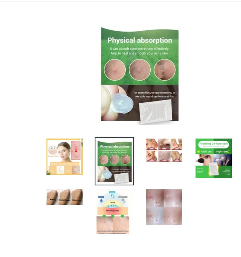 Tea Tree Acne Patch Fades Acne Marks and Ultra-Thin