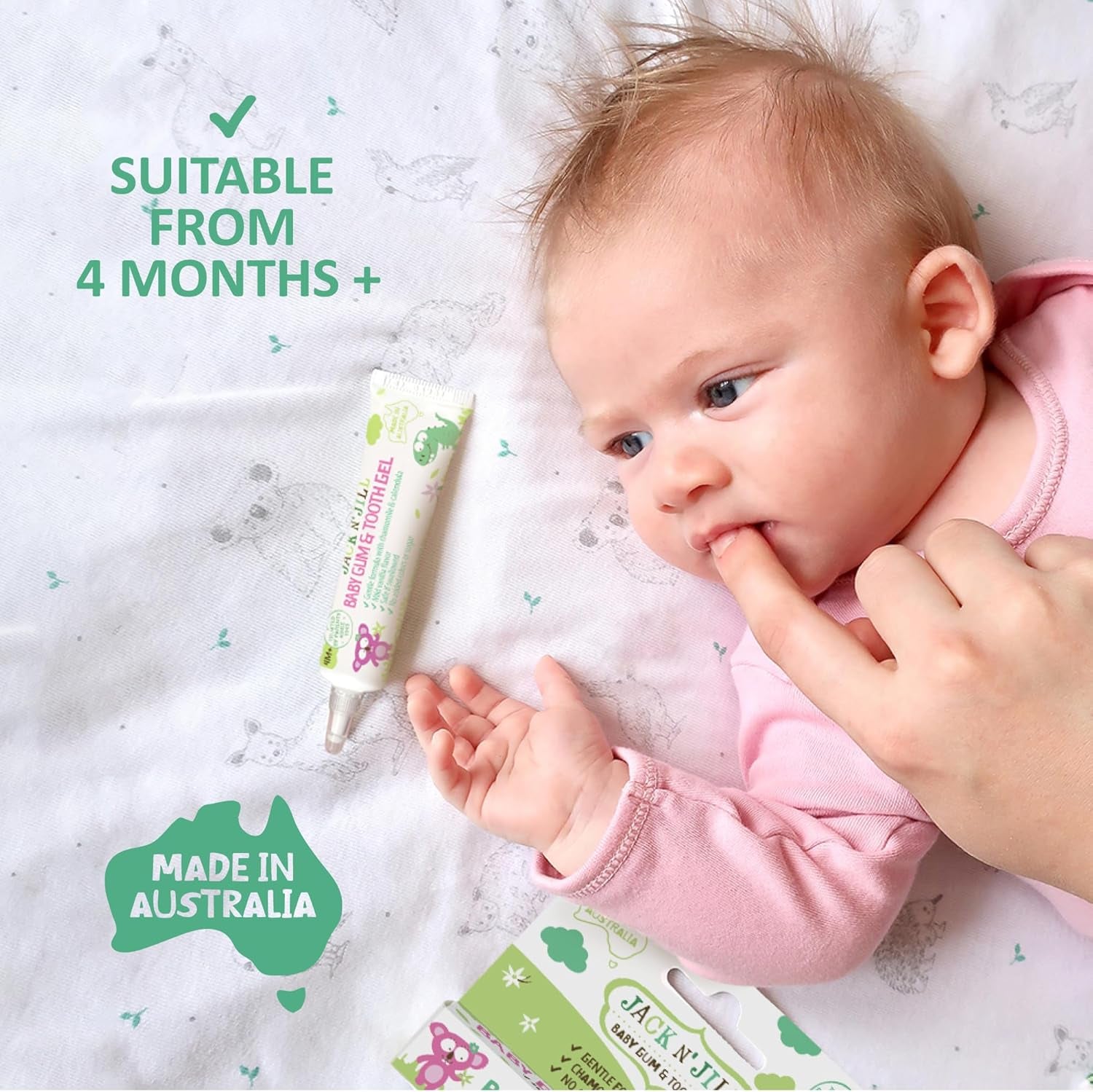 Baby Gum and Tooth Gel - Natural Teething Relief Gel for Babies, Gentle Formula with Chamomile and Calendula, No Added Sugars or Colors, Suitable for 4 Months and up - 15 G