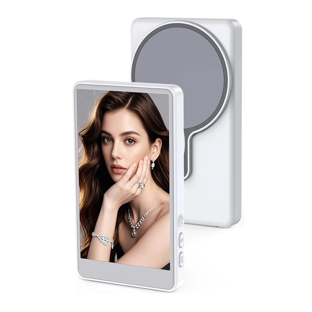 Magnetic Phone Vlog Selfie Monitor Screen Wireless Selfie Monitor Screen Rear Camera Monitor Video Recording Live Screen Monitor