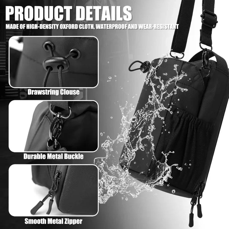 Spot Fitness Magnetic Water Bottle Bag Gym Portable Slanted Water Cup Bag Strong Magnetic Sports Water Bottle Hanging Bag